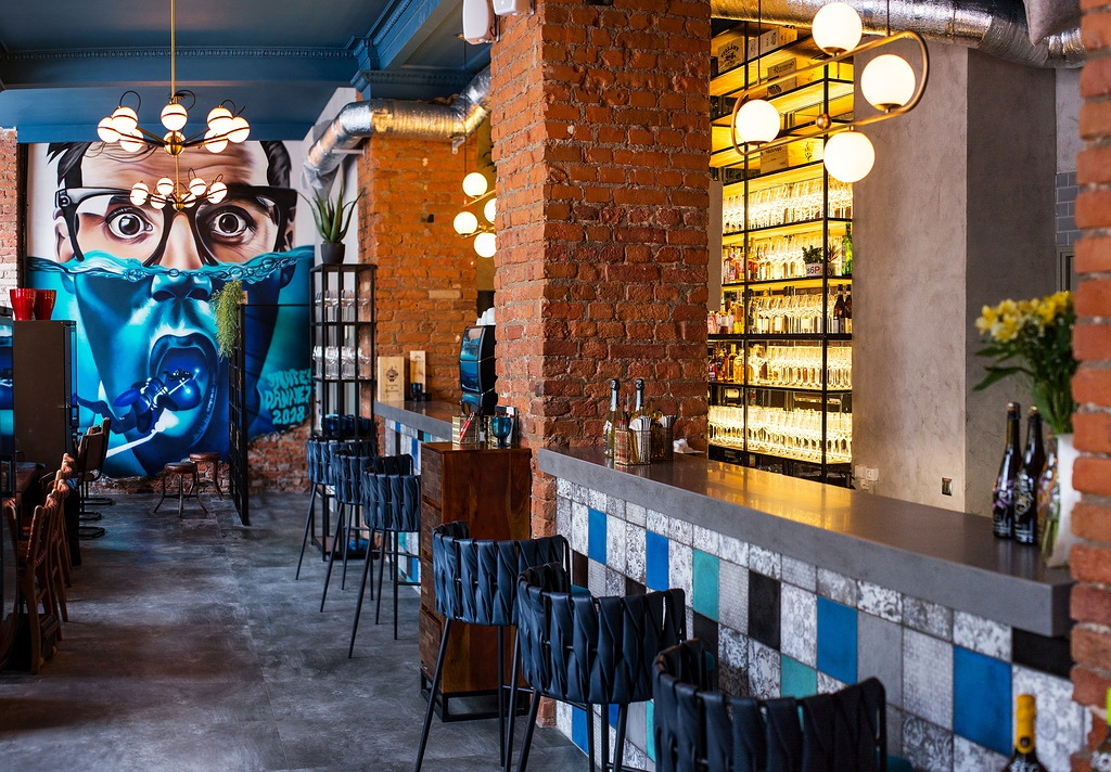 Роспись стен в кафе, баре, ресторане или кальянной